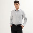 Men's Light Grey Slim Fit Formal Shirt, Light Grey, small image number null