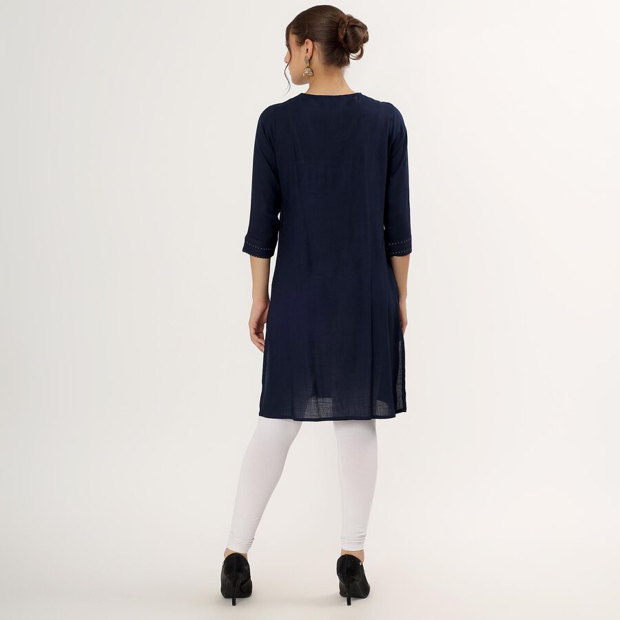 Ladies' Kurta , गहरा नीला, large image number null