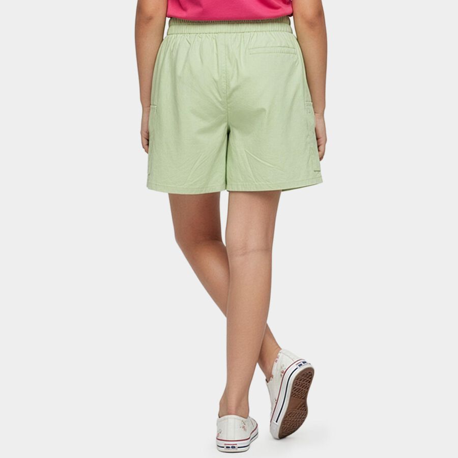 Girls' Shorts, Light Green, large