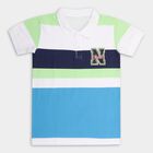 Boys' 100% Cotton Half Sleeves T-Shirt, White, small image number null