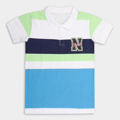 Boys' 100% Cotton Half Sleeves T-Shirt