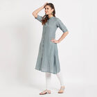 Cotton Solid Kurta, Dark Grey, small image number null