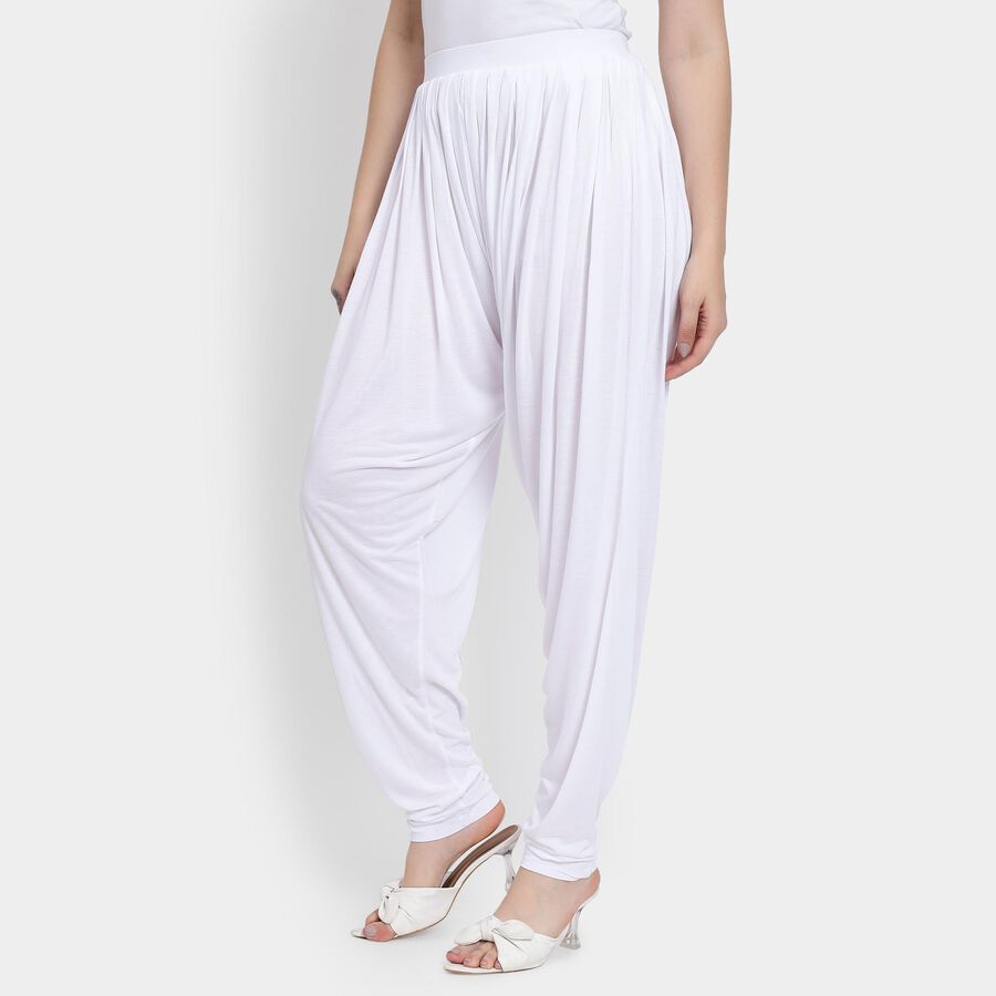 Ladies' Churidar , White, large image number null