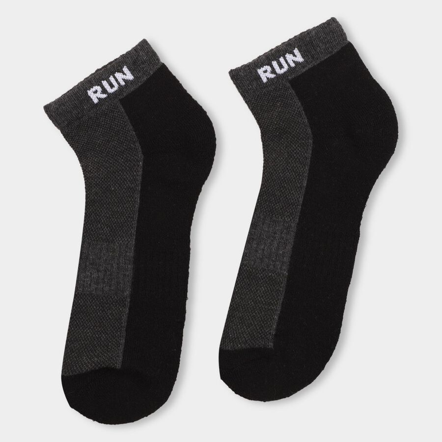 Men's Socks (Pack of 3), Melange Light Grey, large