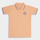 Boys' Half Sleeves T-Shirt , Peach, small