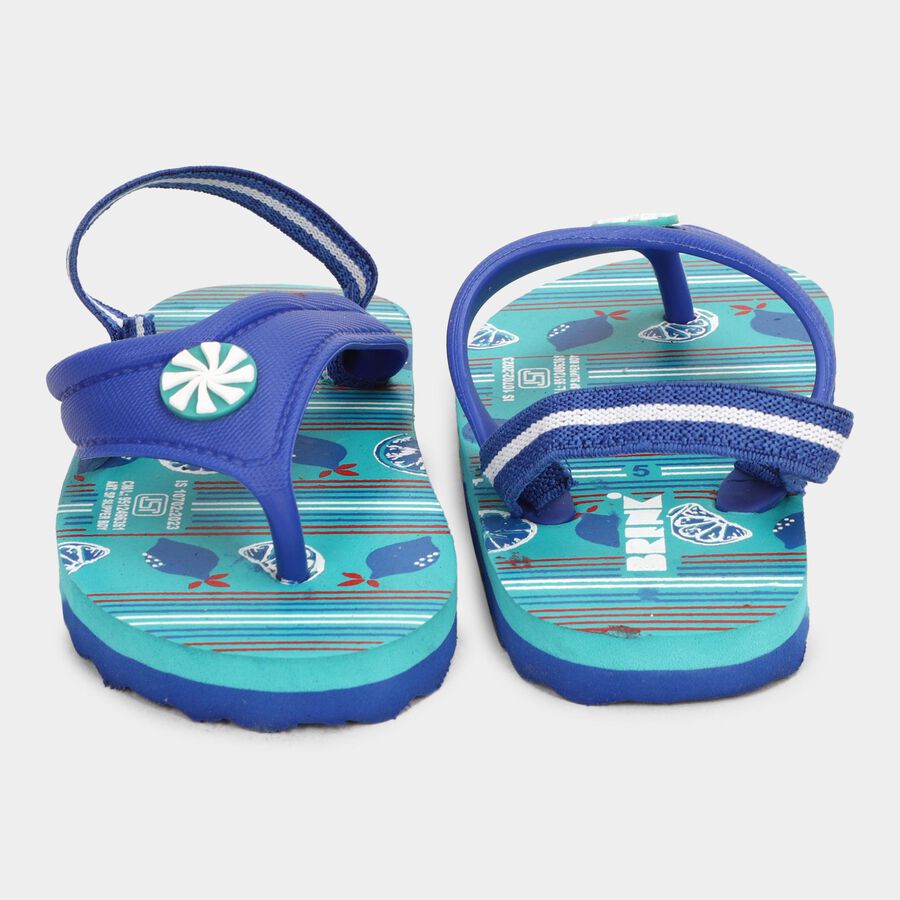 Boys' Thong Slipper, Blue, large image number null