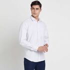 Checks Regular Collar Formal Shirt, White, small image number null