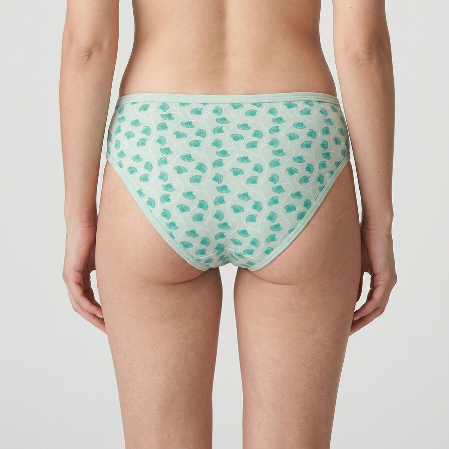 Women's Mint Green Regular Fit Printed Panty, Light Green, large