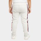 Boys' Light Grey Cotton Blend Text Print Pyjama, Ecru Melange, small image number null