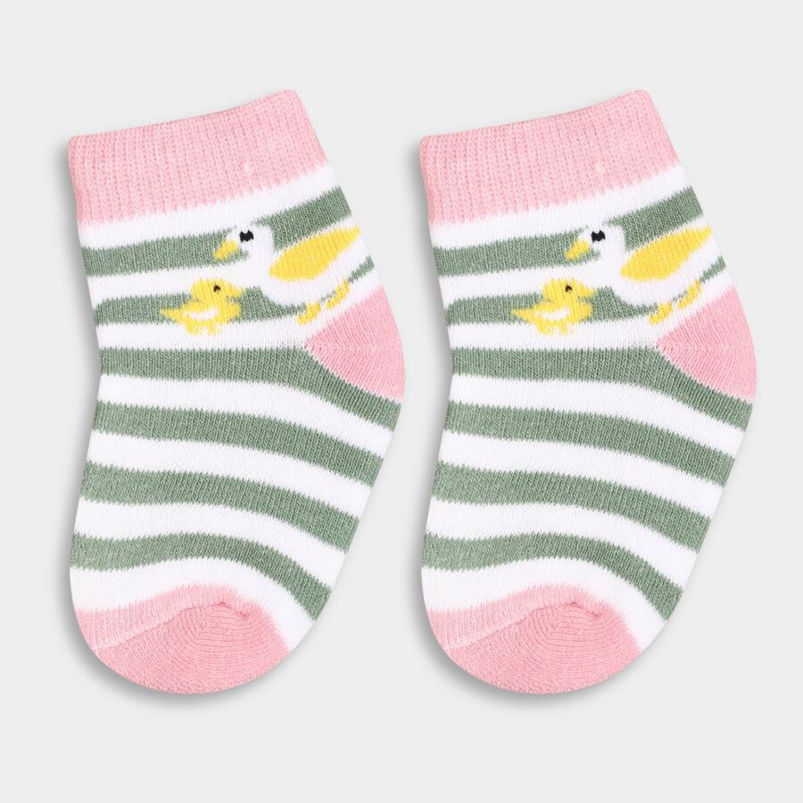 Infant's Socks (Pack of 2), Pink, large image number null