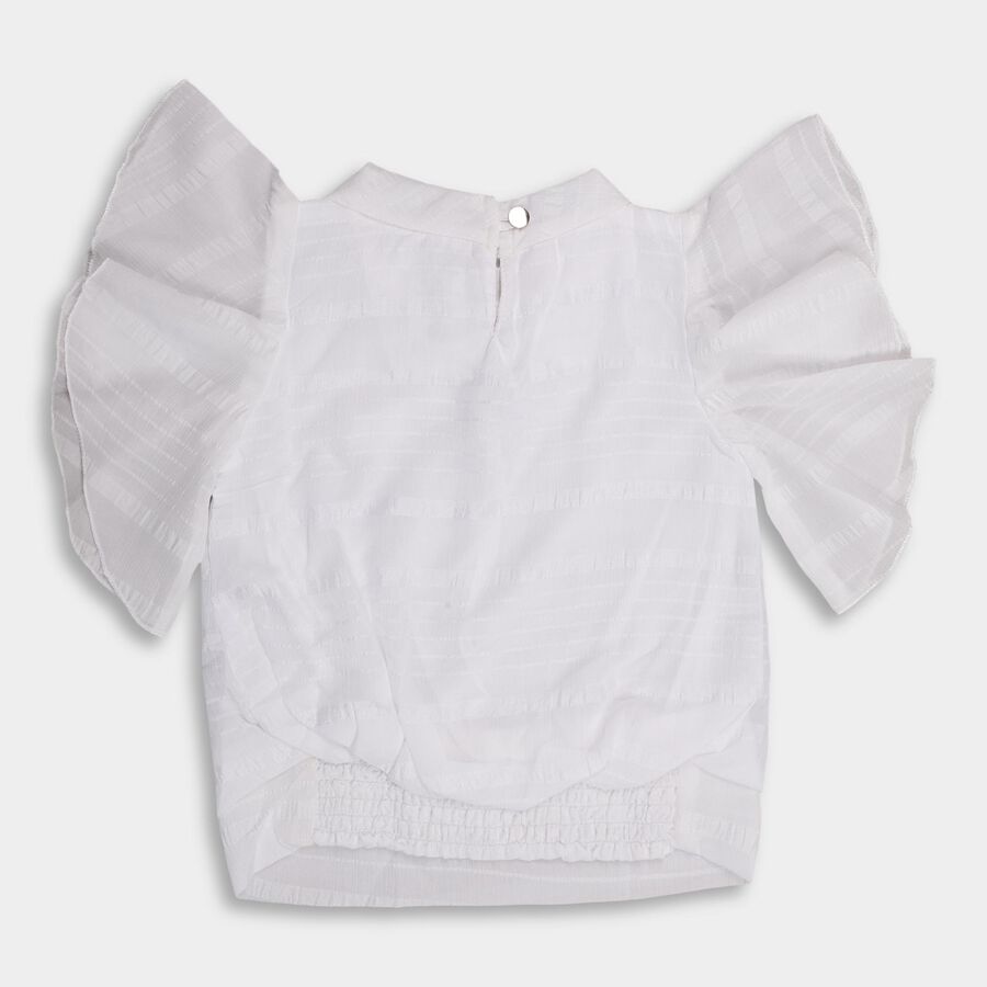 Girls' T-Shirt, सफ़ेद, large image number null