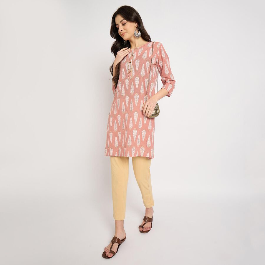 Ladies' Churidar , Khaki, large