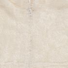 Girls' White Hooded Casual Jacket, Off White, small image number null