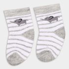 Infant's Socks (Pack of 2), Melange Light Grey, small image number null