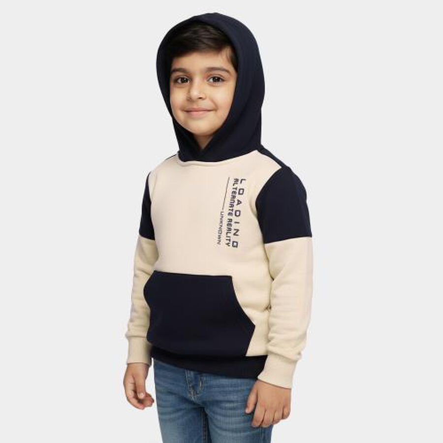Boys' Sweatshirt, नेवी ब्लू, large image number null