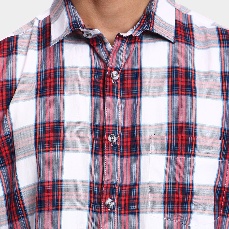 Men's Casual Shirt, लाल, large image number null