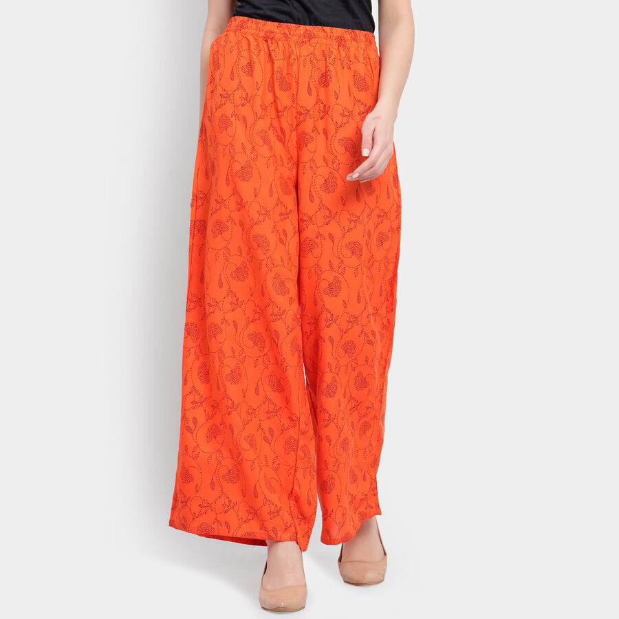 Printed Palazzo, Rust, large image number null