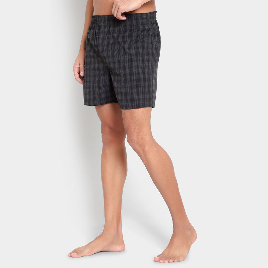 Checks Boxers, Dark Grey, large image number null