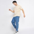 Men's 100% Cotton Round Neck Half Sleeves T-Shirt, गहरा पीला, small image number null