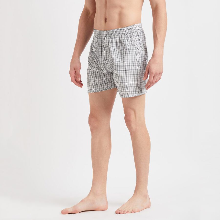 Men's Boxers, Light Grey, large