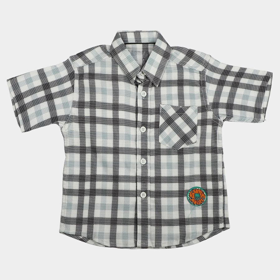 Boys' Casual Shirt, सफ़ेद, large