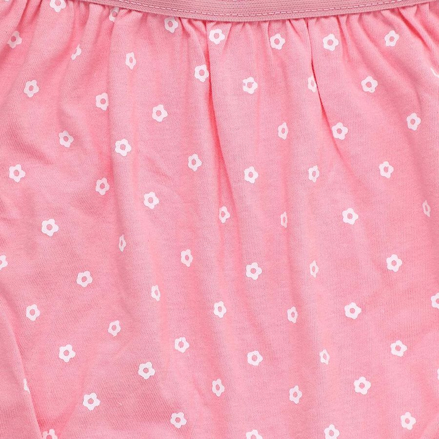 Girls' Cotton Regular Fit Bloomers, Pink, large