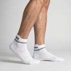 Men's Regular Fit Sports Pack of 3 Socks ( Black, Grey, White ), Melange Light Grey, small