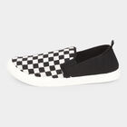 Men Black Slip-On Casual Shoes, काला, small
