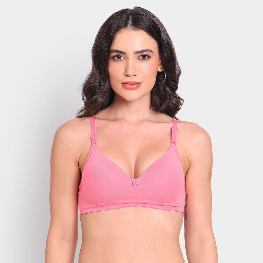 Ladies' Bra, मूँगा (कोरल), large image number null