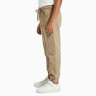 Boys' Khaki Regular Fit Cotton Jeans, Khaki, small