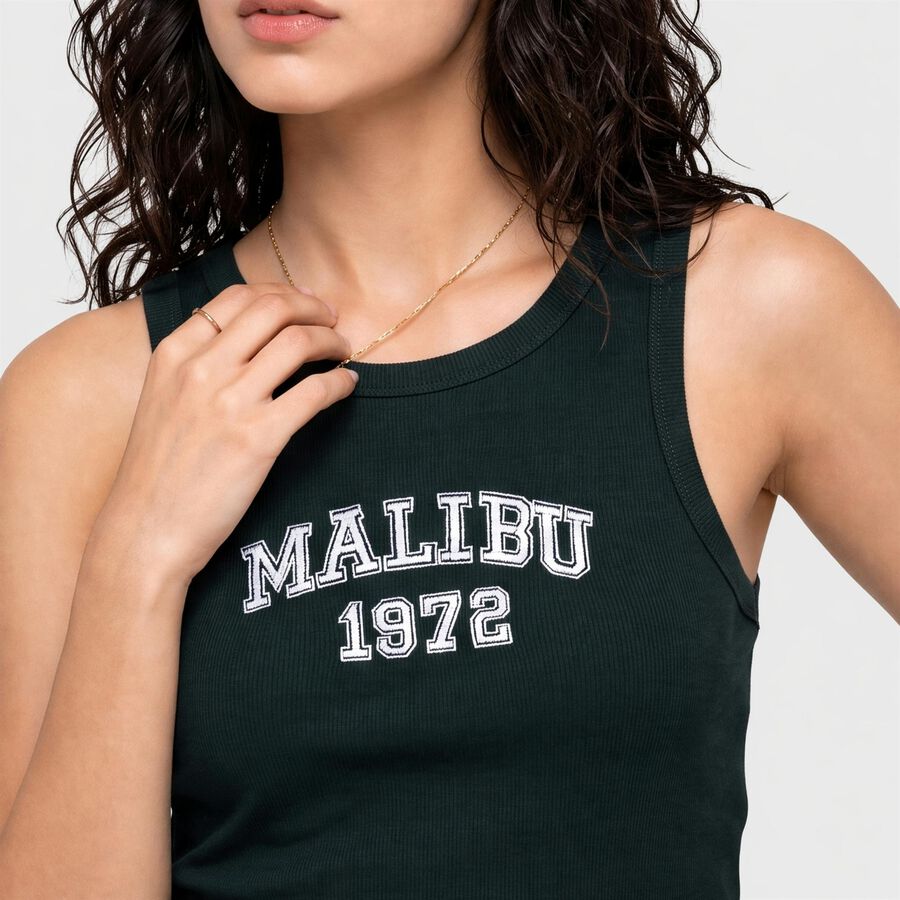 Women's Green Cotton Blend Round Neck Crop T-Shirt, गहरा हरा, large