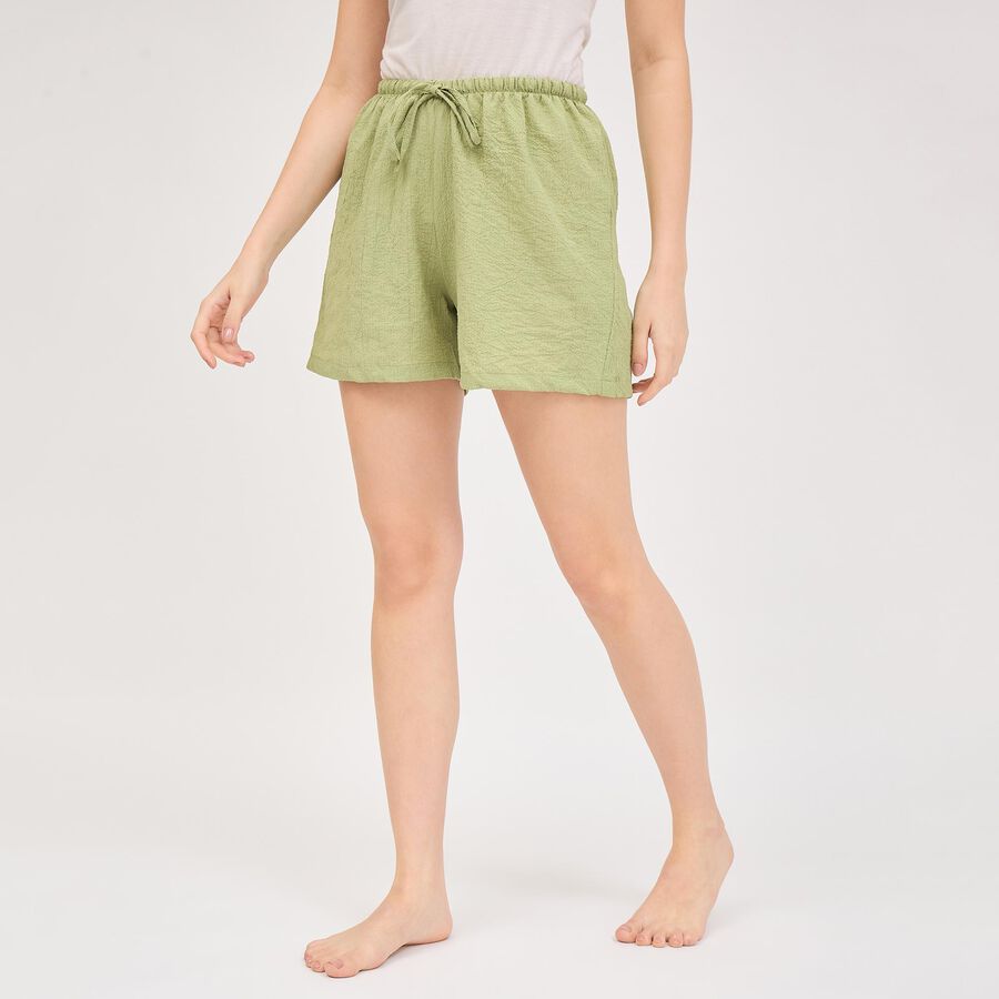 Ladies' Basic Shorts, हल्का हरा, large image number null