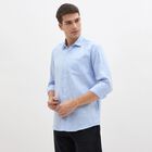 Men's Light Powder Blue Classic Casual Shirt, Light Blue, small image number null