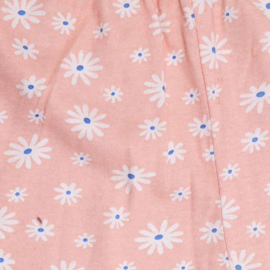 Girls' Pyjama, पीच, large image number null