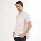 Men's Light Beige Cotton Classic Casual Shirt, गहरा पीला, small image number null