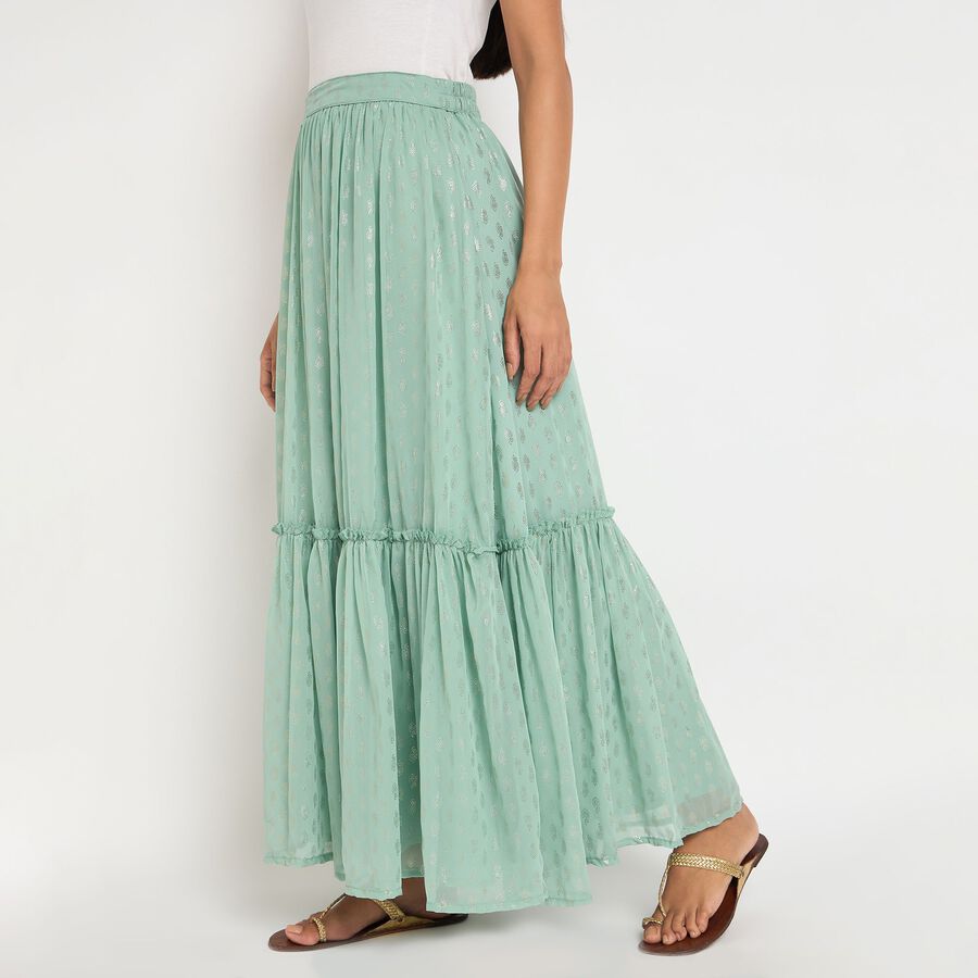 Ladies' Lehenga Skirt, हल्का हरा, large image number null
