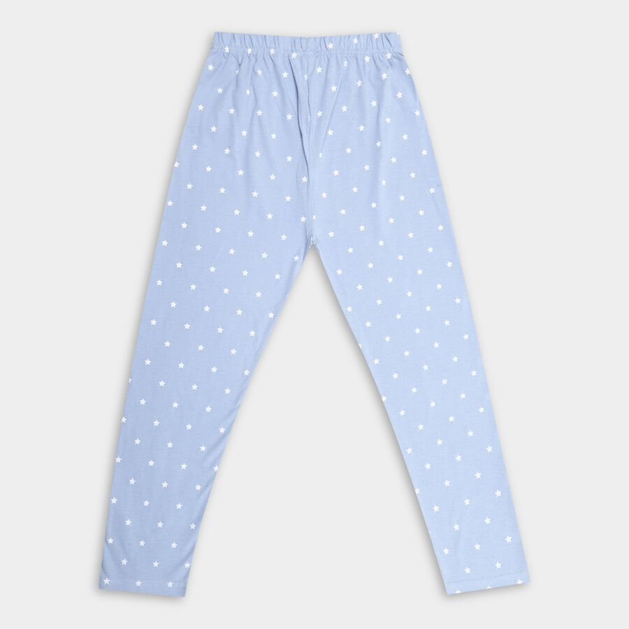 Girls' Pyjamas, मध्यम नीला, large image number null