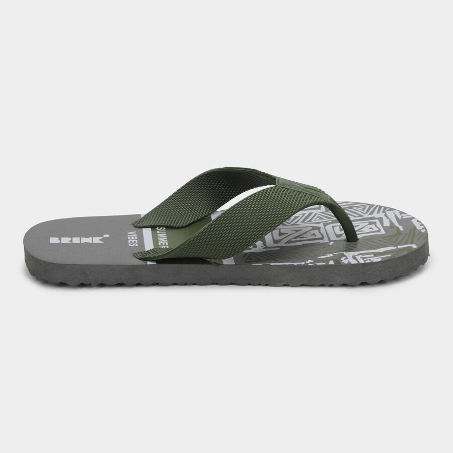 Men's Slipper, हरा, large image number null