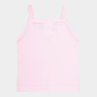 Infants Cotton Solid Vest, Pink, small image number null