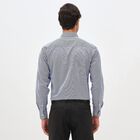Men's Midnight Blue Classic Formal Shirt, मध्यम नीला, small image number null