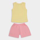 Infant Girls' 100% Cotton Short Set , Yellow, small image number null