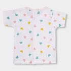 Infants' 100% Cotton T-Shirt , White, small
