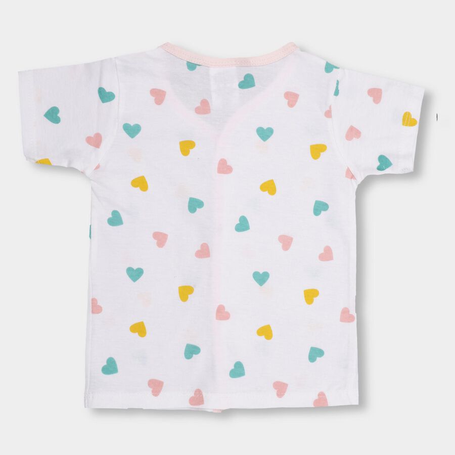 Infants' 100% Cotton T-Shirt , White, large