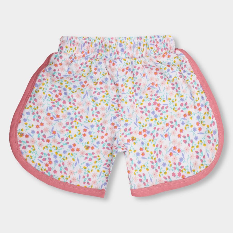 Girls' Shorts , सफ़ेद, large image number null