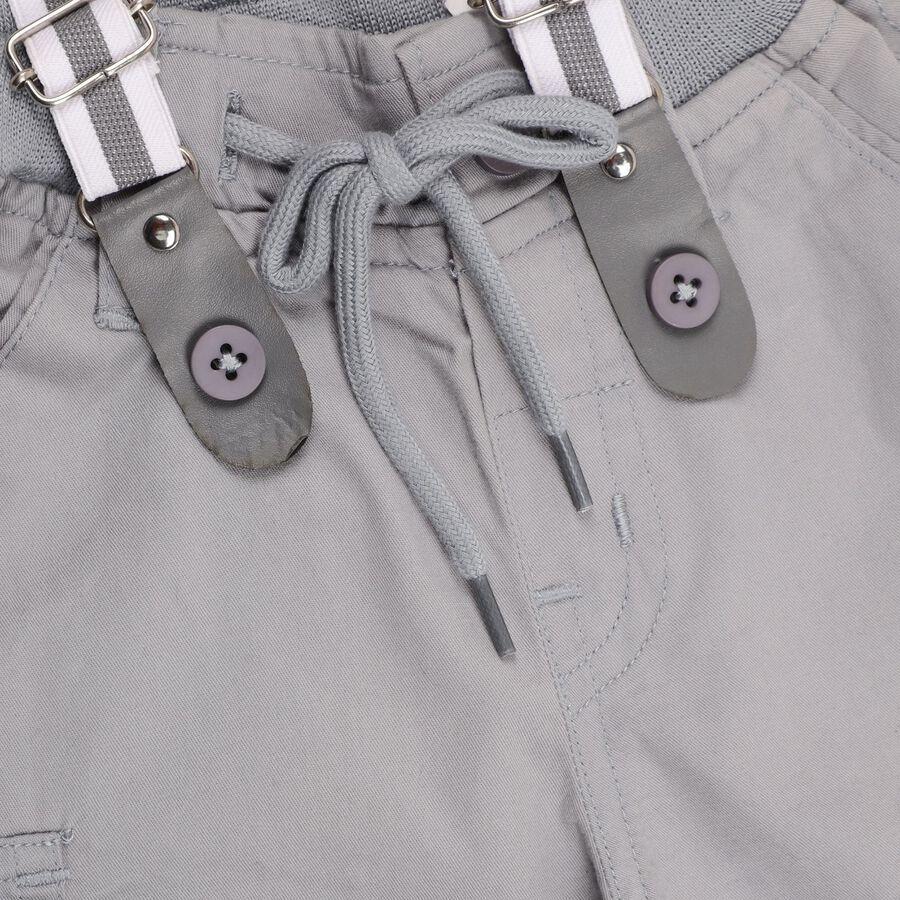 Infants'100% Cotton Cotton Trousers, हल्का ग्रे, large image number null