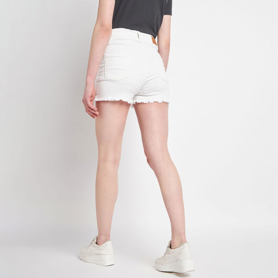 Solid Shorts, White, large image number null