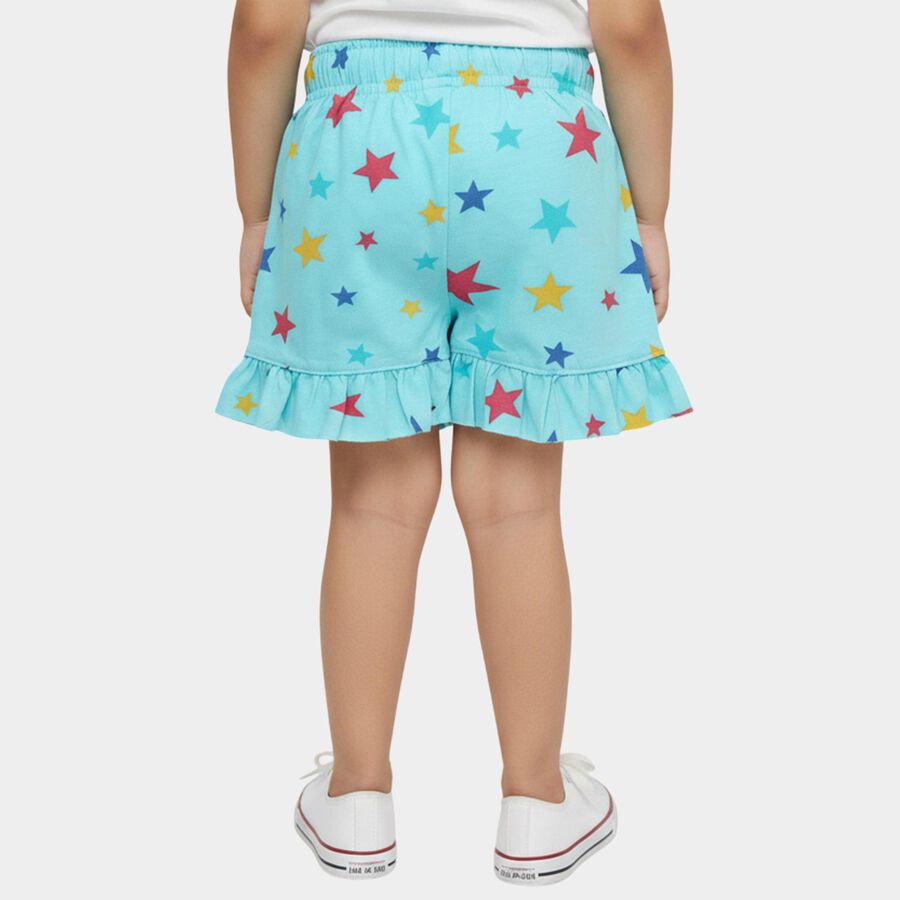 Girls' Shorts, Aqua, large