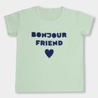 Girls' T-Shirt , हल्का हरा, small image number null