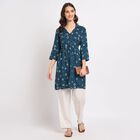 Ladies' Kurta, Dark Blue, small image number null