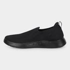 Men's Black Slip-On Casual Shoes, काला, small